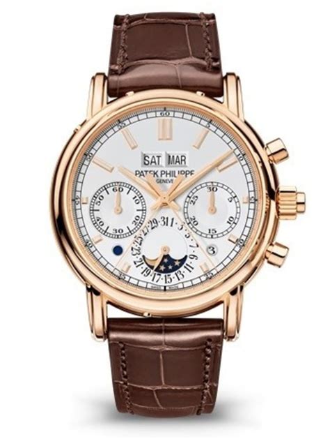 patek philippe leather watch